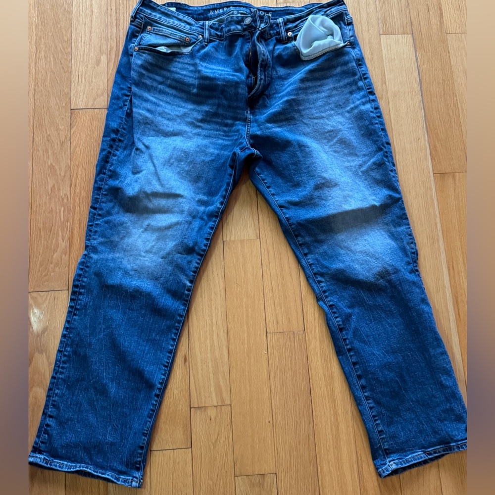 American Eagle athletic straight jeans 44x32